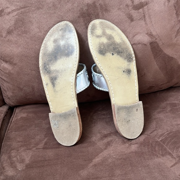 JACK ROGERS silver sandals - Picture 5 of 5